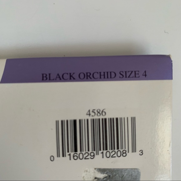 Christian Dior Vintage Pantyhose Black Orchid Size 4 - Picture 3 of 12